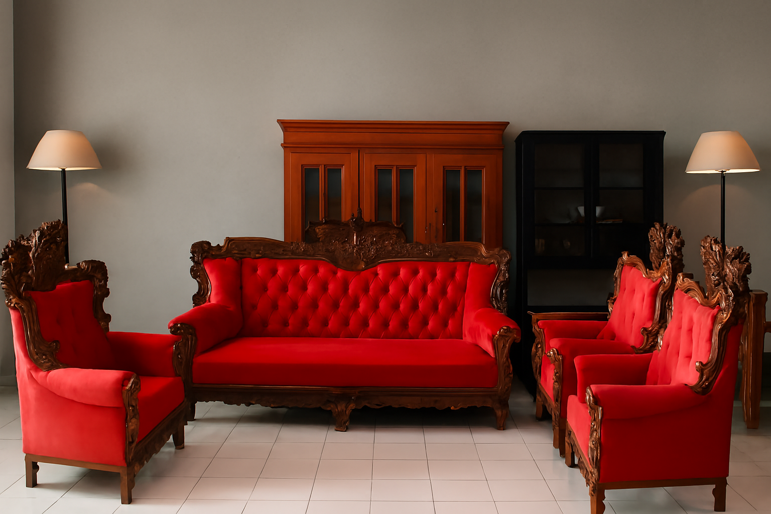 Kursi Motif Ukir Garuda