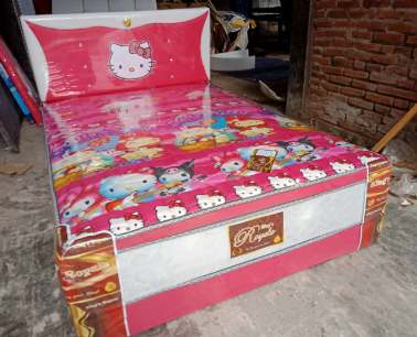 Springbed character cewek 140x200