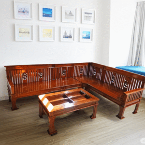 Kursi Sudut Kayu Jati