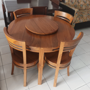 Meja Makan Bulat (Bisa Putar)